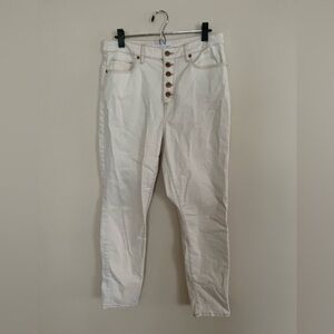 LOFT button fly denim skinny jeans size 31